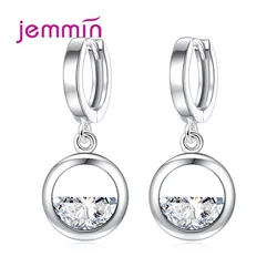 Drop Earrings For Lovers Engagement Anniversary Decoration Fashion Jewelry 925 Sterling Silver  Austrian Crystal