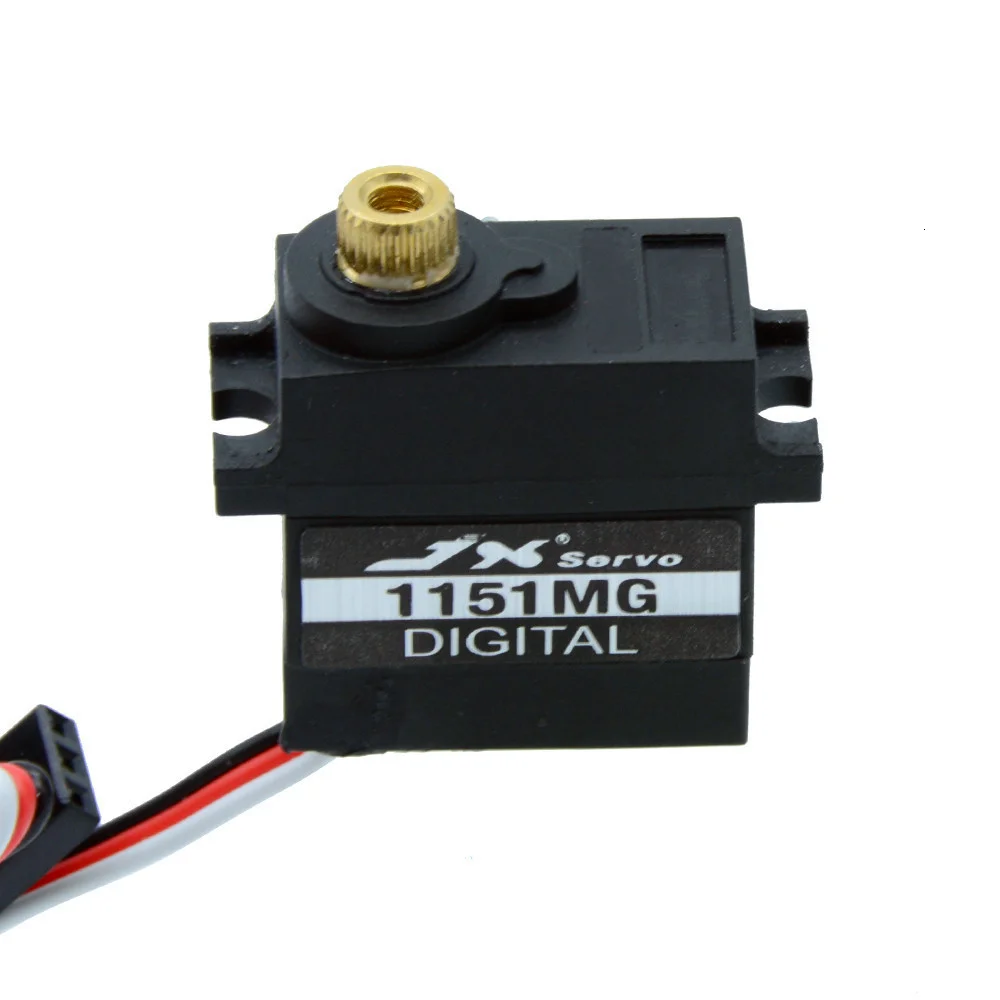 

Mini Waterproof Servo Jx Pdi-1151Mg 15G 3.6Kg Metal Gear Digital Coreless 180 Trx4 Wpl Rc Car B24 C24 Rc Boat Helicopter Parts