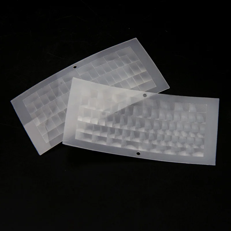 Imagem -04 - Pir Hdpe Indução Infravermelha do Corpo Humano Lente Fresnel Distância Focal Distância de Sensoriamento Distante Óptica 10 Pcs