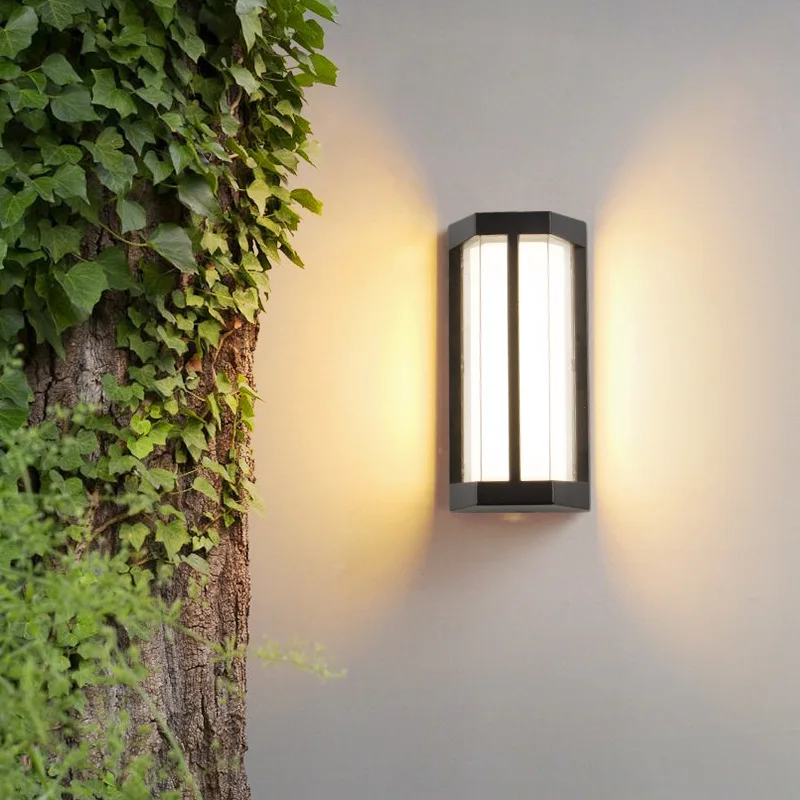 18W LED Outdoor Wall Lamp Waterproof IP65 Radar Motion Sensor LED Light Outdoor Wall Light LED Indoor Outdoor Lighting