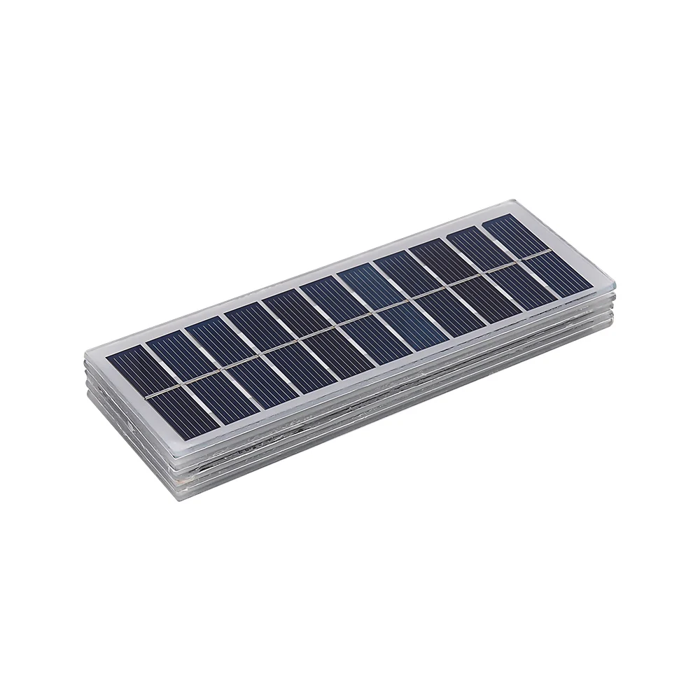 SUNYIMA 5PCS 6V 1W 132*48MM High Performance Cell Solar Panels Mini Photovoltaic System DIY For Battery Phone Chargers Portable