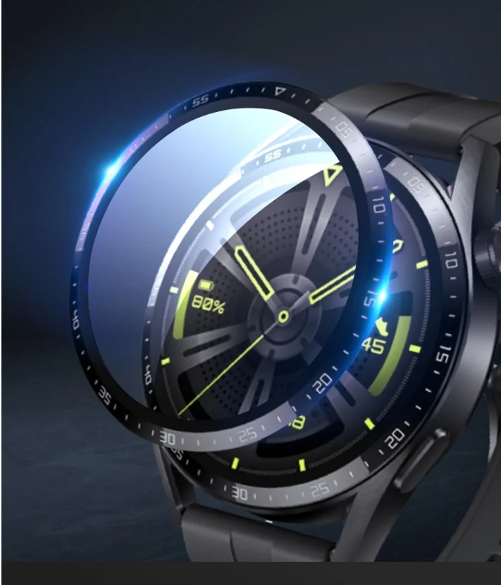 ثلاثية الأبعاد حافة كاملة لينة واقية فيلم حماية غطاء ل هواوي ساعة GT 3 GT3 42 مللي متر 46 مللي متر Smartwatch حامي الشاشة ل ساعة GT3