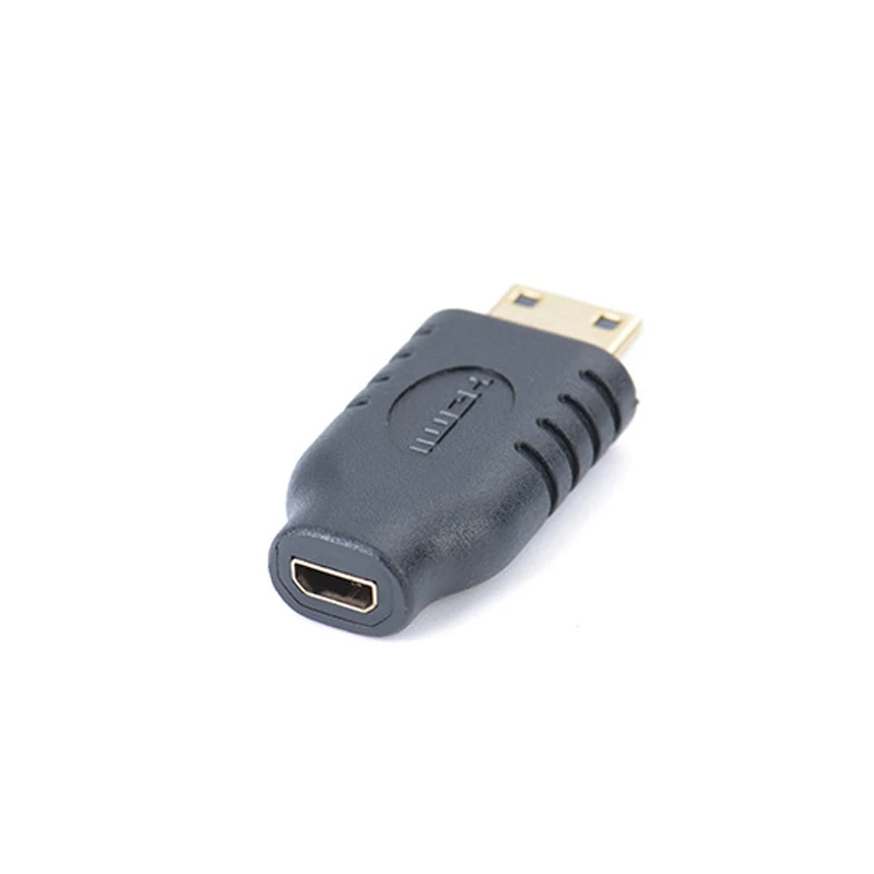 Lingable Mini HDMI Male to Micro HDMI Female Adapter HDMI C to D Connector Converter for Tablet Camera