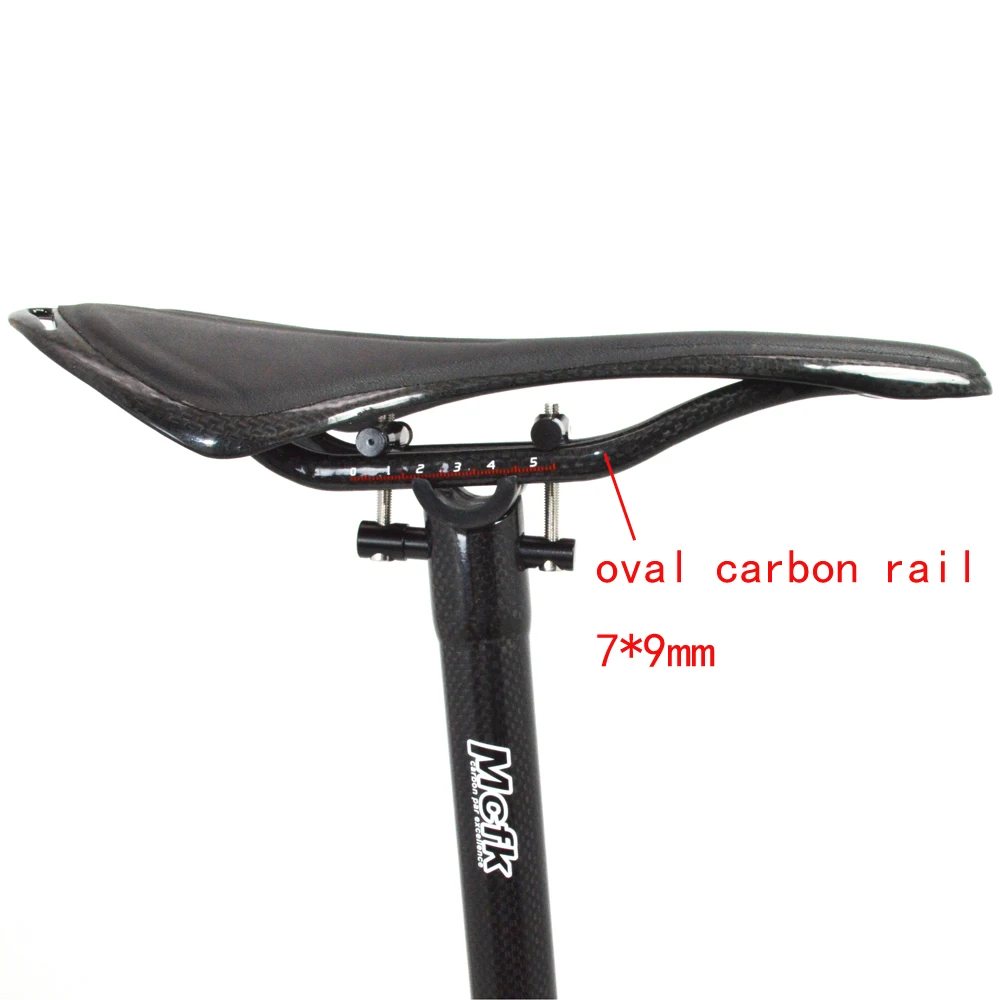 MCFK Full Carbon Fiber Mountain Bicycle Seat Post, Road Bike 3K Carbon Seat Posts, Cycling Parts, Length 450mm, 27.2mm, 30.9mm