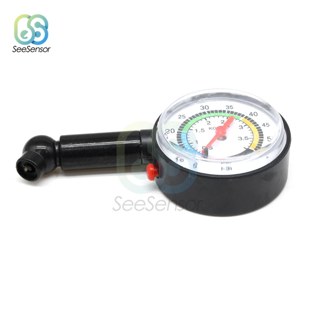 Car Tyre Tire Pressure Gauge For Car Auto Motorcycle Truck Bike Dial Meter Vehicle Tester Pressure Tyre Measurement Tool