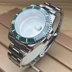 40mm Case For Seiko NH35 NH36 ETA 2824 Miyota 8215 28.5mm Dial Movement Submariner Men Watch Watchband Ceramic Bezel Accessories