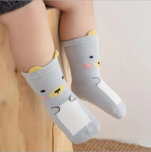 6 Pasang Paket Baru Lucu Kartun Tiga Dimensi Kaus Kaki Anak-anak Bayi Anak Bayi Non-slip Kaus Kaki Hewan Partai Kaus Kaki