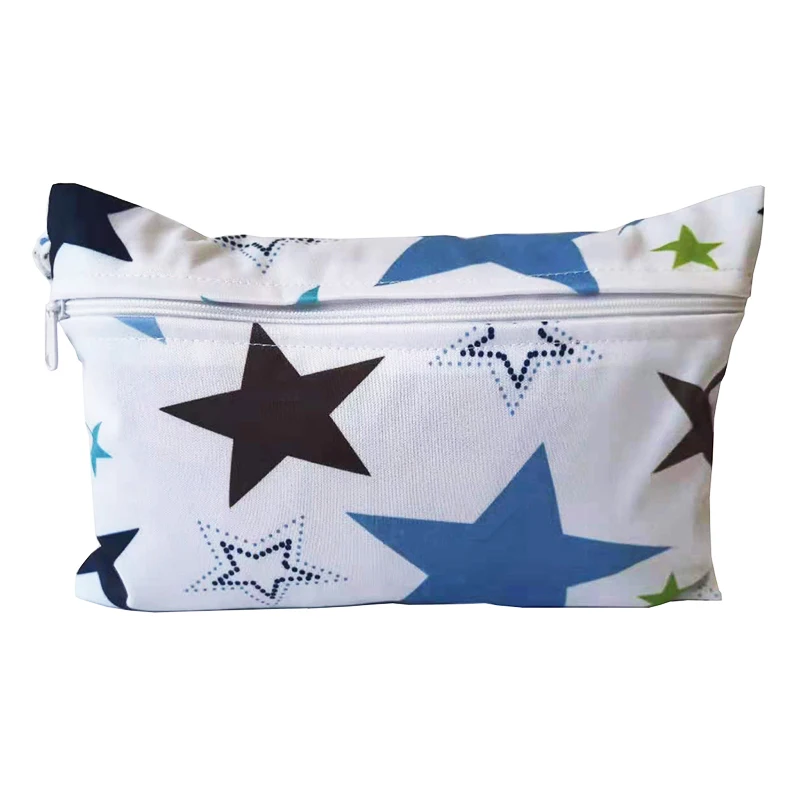 35 pattern NEW Size: 15*22.5CM Wetbags Washable Reusable Cloth diaper Nappies Bags Waterproof Swim Sport Travel Carry bag