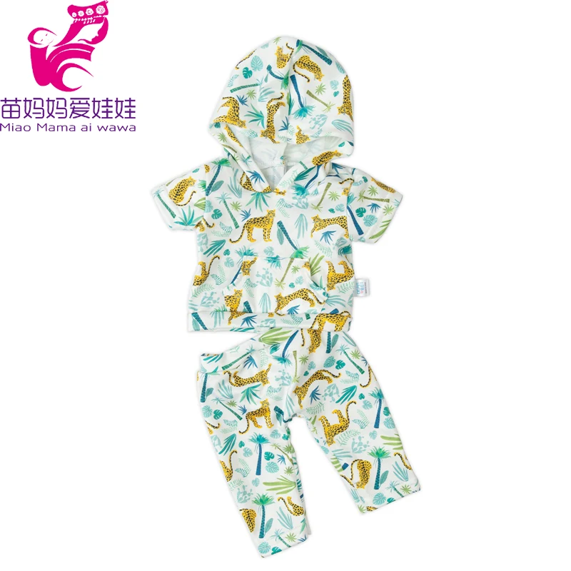 43 CM Baby Doll Clothes Pajama Set Jacket Coat 17 Inch Dolls Jeans Children Gift Toys Outfit