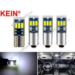 KEIN 6PCS BA9S LED T10 Bulb W5W T4W led car 363 H6W bax9s bay9s H21W 9smd 4014 Side Wedge Lights Parking Tail auto Signal Lamp