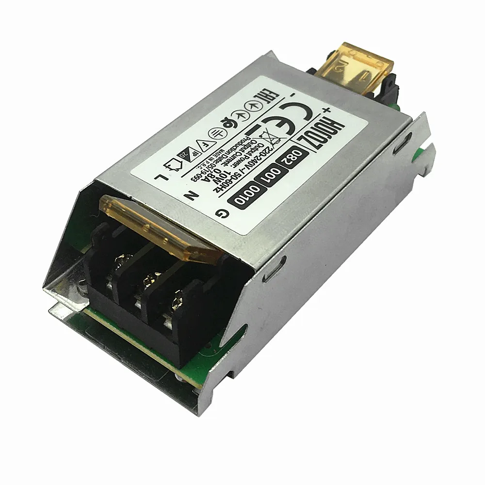 10W Ultra-thin Single Output Switching Power Supply 12V 0.8A AC/DC Ultra-thin LED Driver for LED Bulb and Lamp Bar