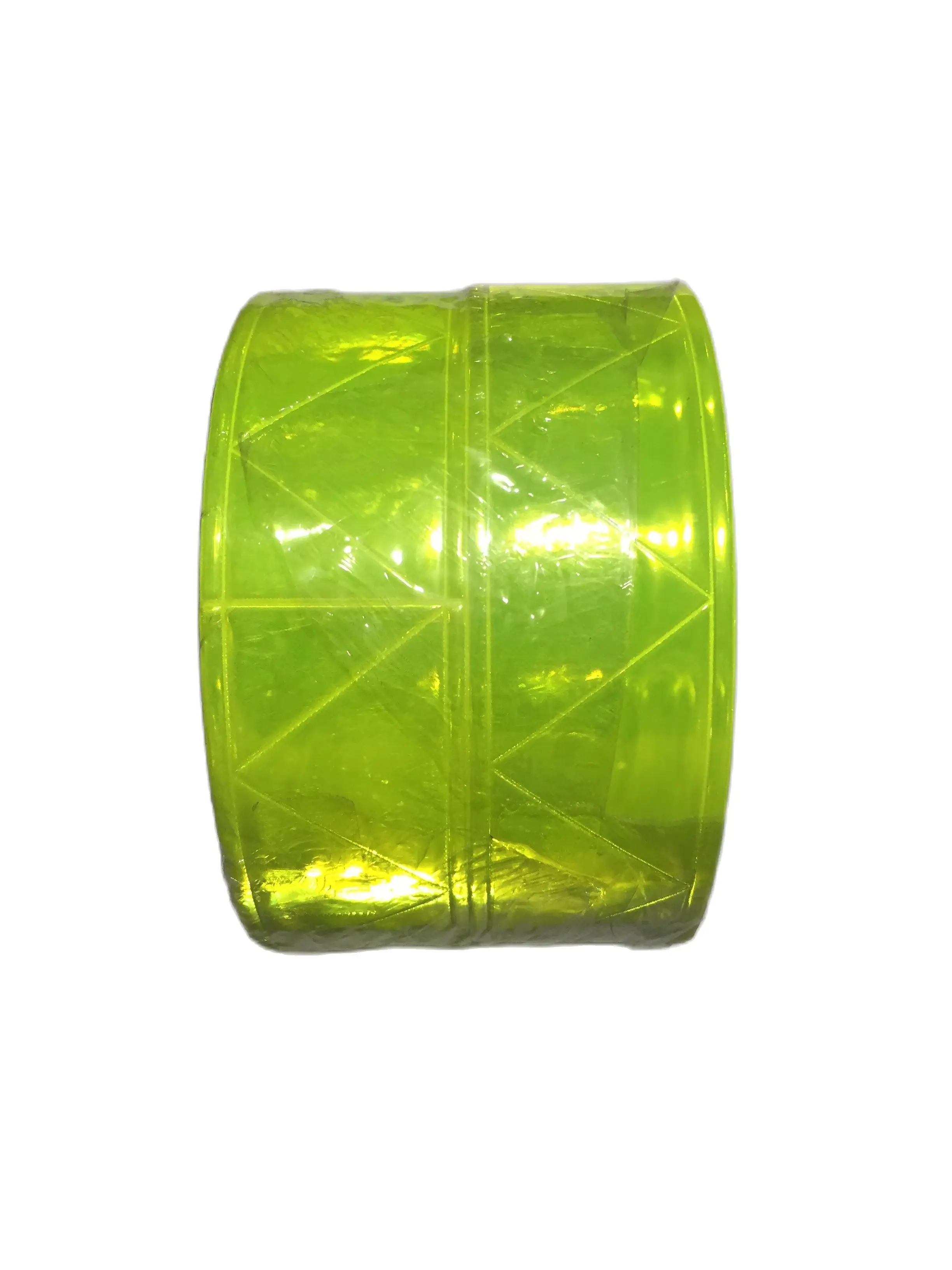 5CM*50M Fluorescent Green PVC Reflective Strip Night Reflector Safety Warning Tape For Clothing