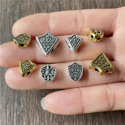 JunKang 15pcs perline di preghiera a doppio foro gioielli allentati che fanno materiali accessori catena musulmana fai da te