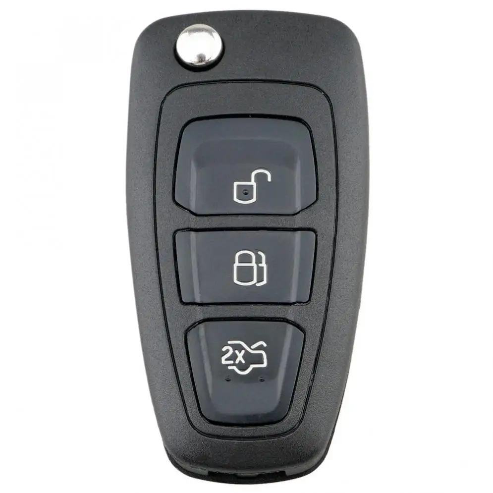 433Mhz 3 Buttons Flip Remote Key Fob with 4D60 Chip and F021 Blade Fit for Ford/Focus/Mk1/Mondeo