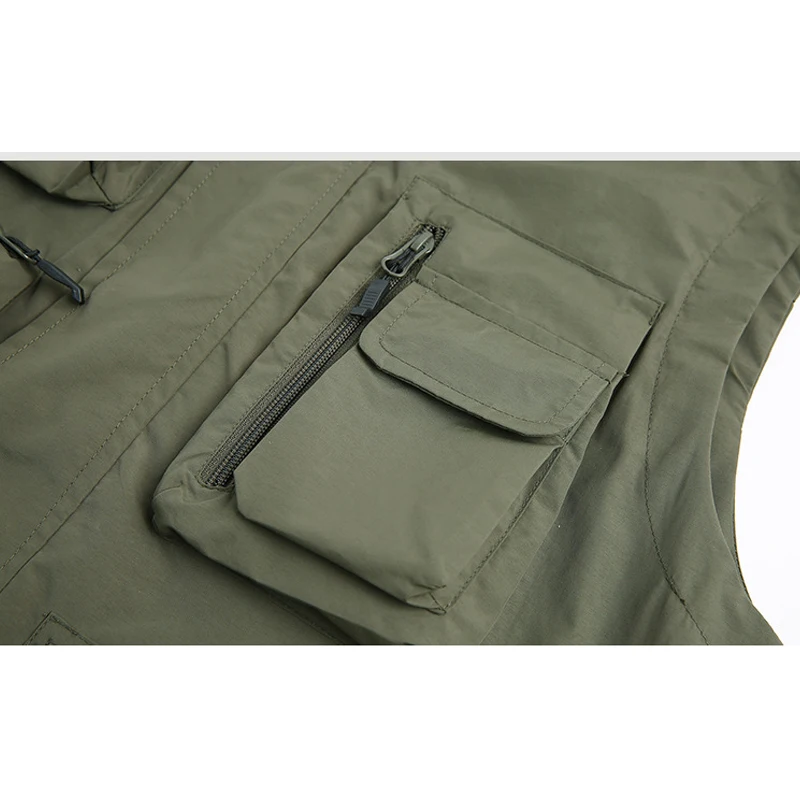 Men Outdoor Safety Anti-Cutting Anti-Stab Vest Multi-Pocket Tactical Self-Defense Flexible Anti-Hacking Wear-Resistant Clothing