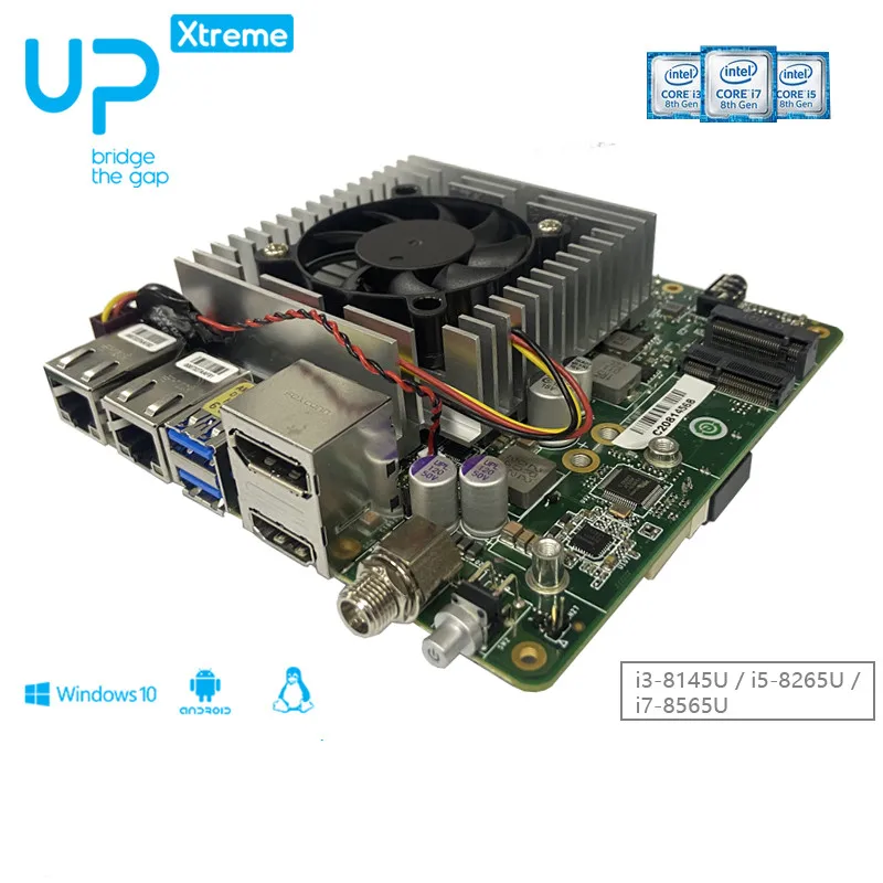 

New UP Xtreme Lite x86 development board compatible with neural computing stick\5G module\win10/Ubuntu