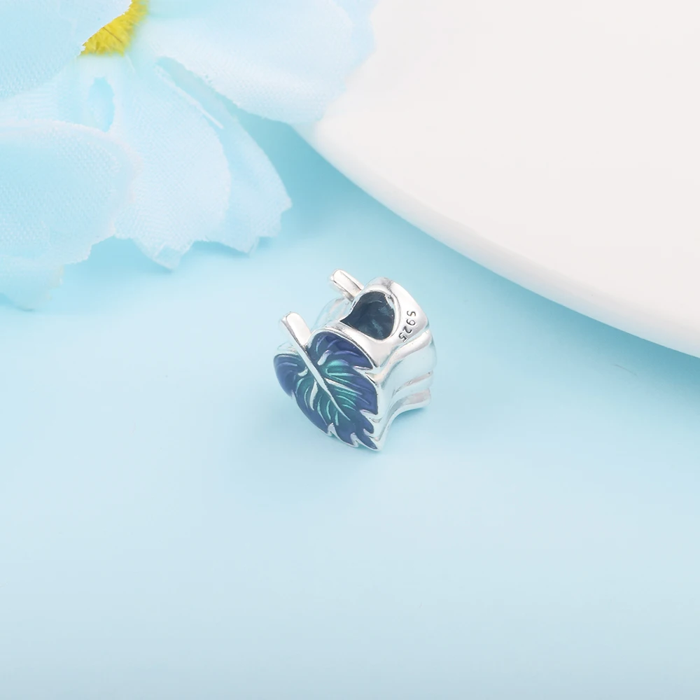 Sterling Silver Beads 2021 Autumn New Valentine's Day Jewelry Fits Original Snake Chain Bracelets Pendant Woman DIY S925 Charms