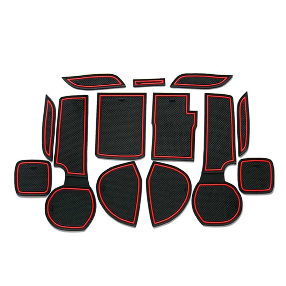 

Car Door Groove Mat For suzuki SX4 S-Cross 2014-2018 Gate Slot Mat Rubber Anti-Slip Mat