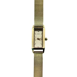 Small square small gold watch simple temperament Japanese retro Rectangular Watch women's stainless steel watch