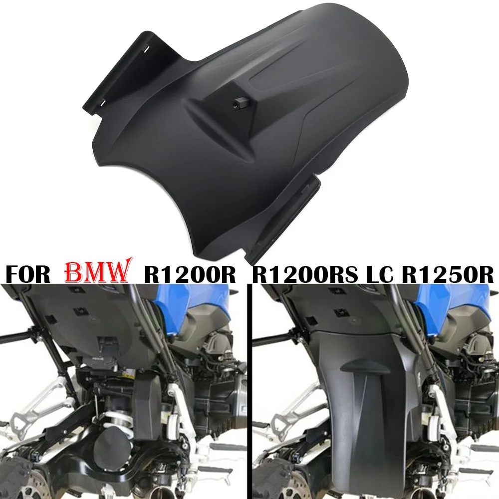 Motorcycle Rear Mudguard Fender For BMW R1200R R1200RS LC R1250R 2015 2016 2017 2018 2019 2020 2021 2022 ABS Plastic Black