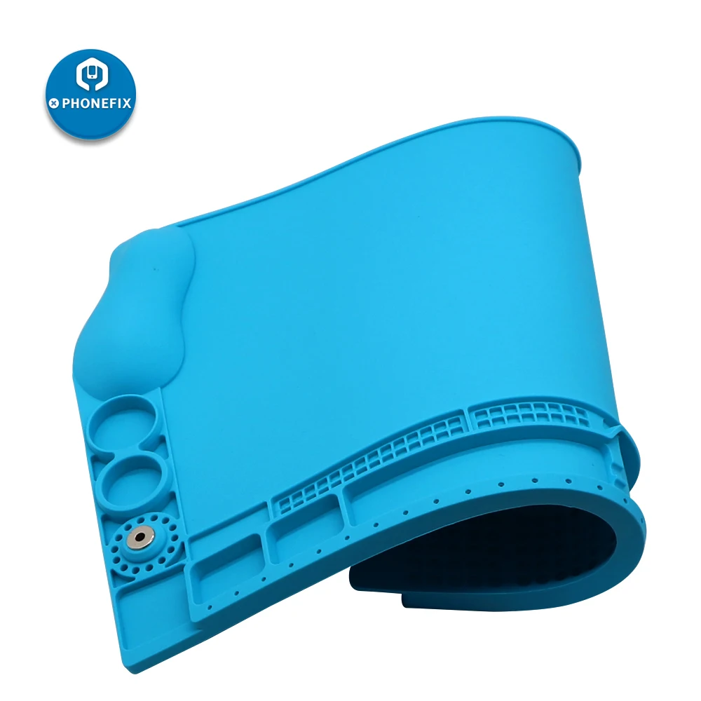 Heat-resistant Soldering Mat Thermal Protection Silicone Pad Heat ESD Insulation Pad for Mobile Phone Maintenance Platform