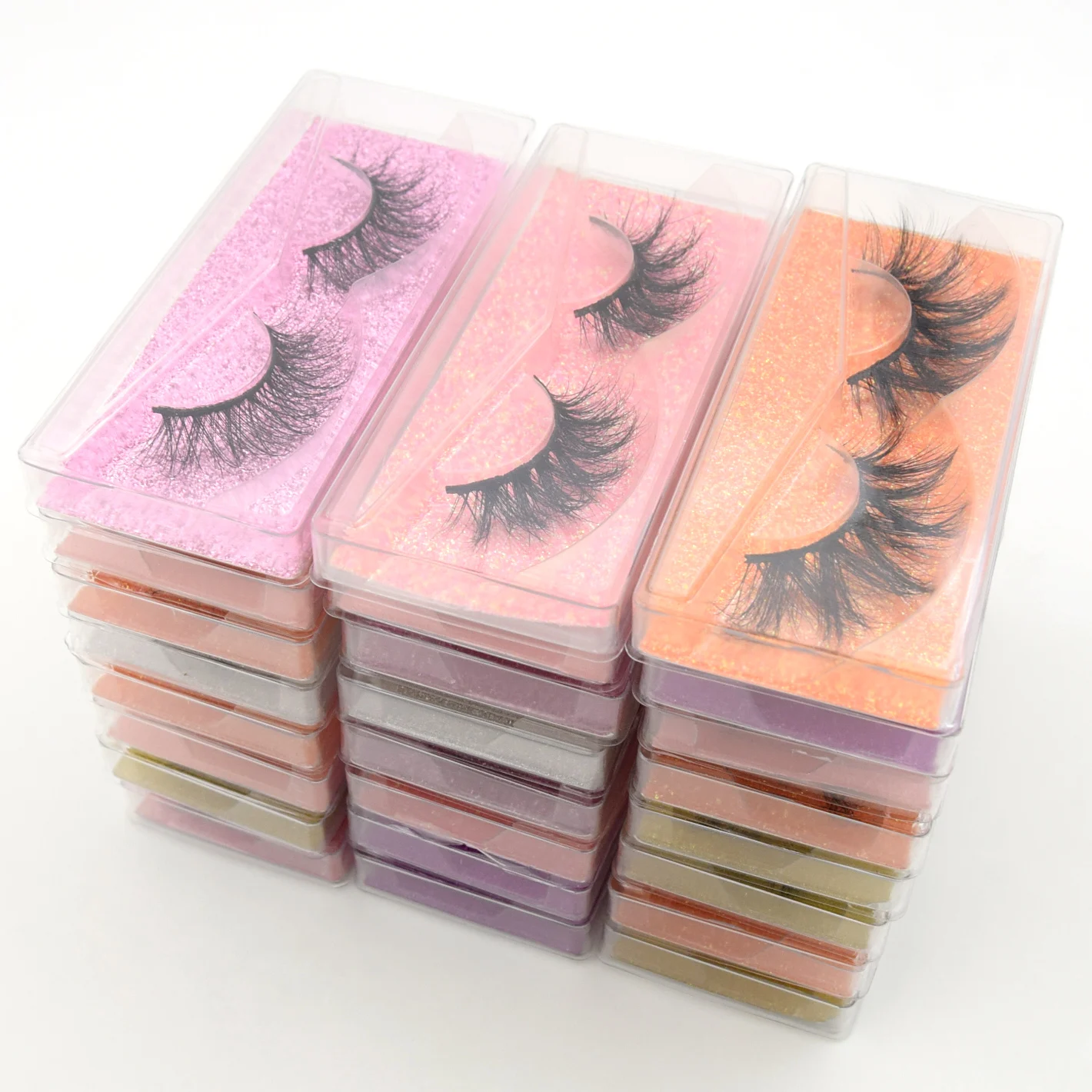 Mink Eyelashes Wholesale 10-200pcs Visofree 3D Mink Lashes Natural Mink Eyelashes Pack False Eyelashes Makeup False Lashes Bulk