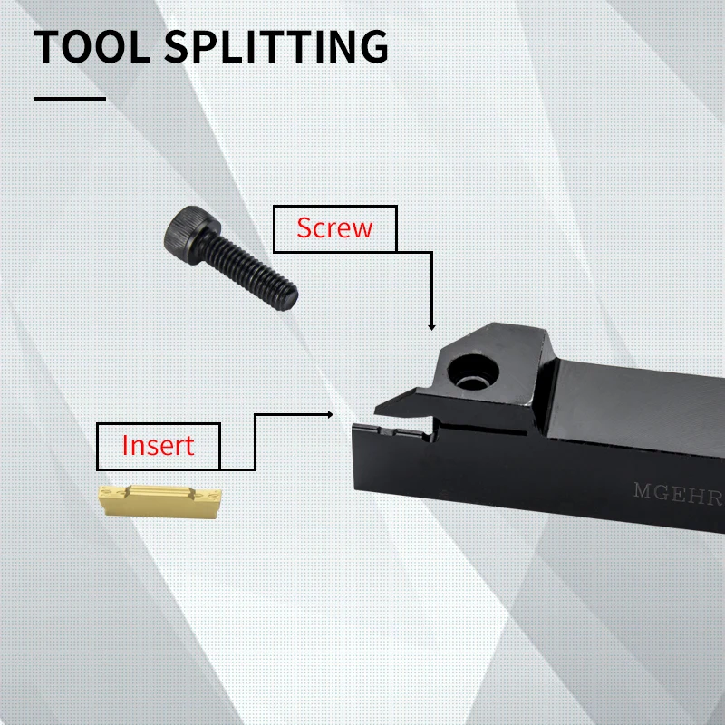 Full Model Grooving Tool Holder MGEHR1212 MGEHR1616 MGEHR2020 MGEHR2525 carbide Grooving insert MGMN150 MGMN200 MGMN300 MGMN400