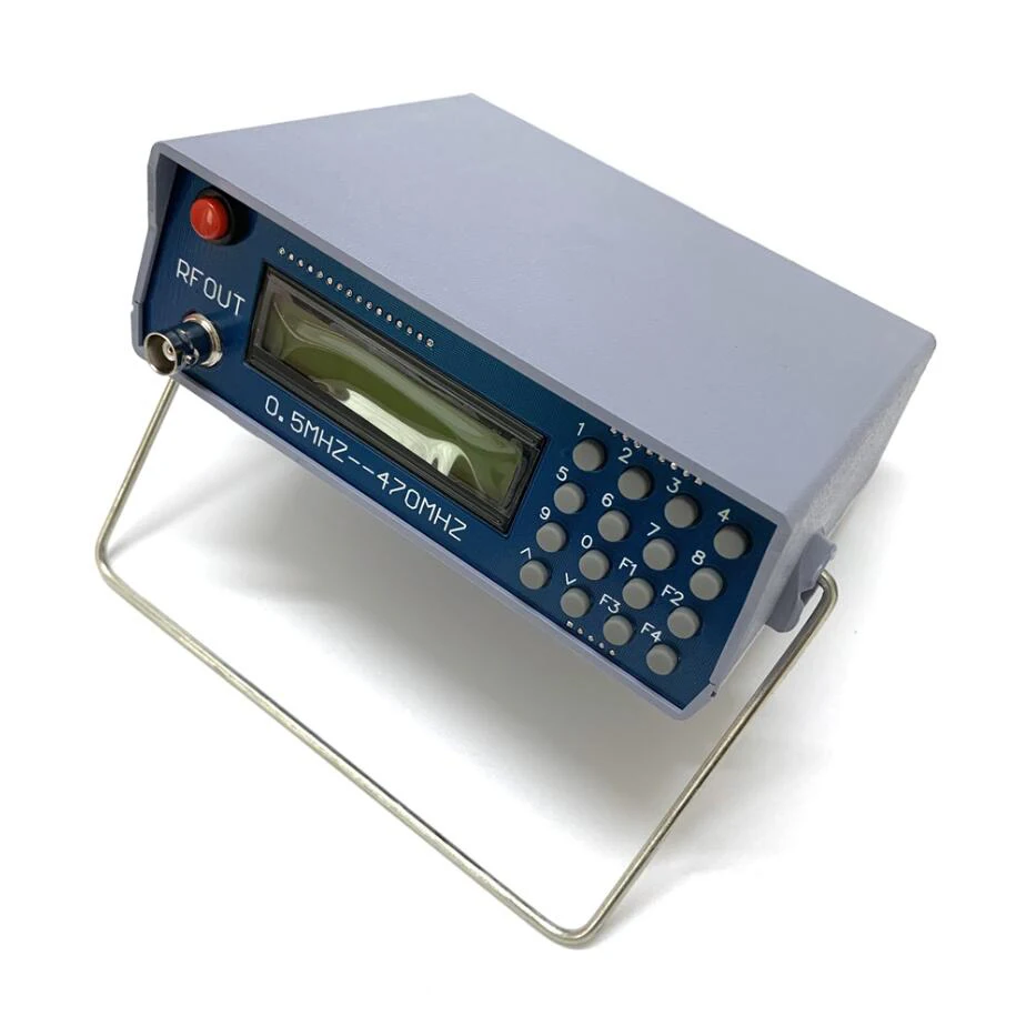 New version High frequency signal source RF signal generator 0.5-470MHz 0.5MHz-470MHz FM interphone RF signal generator tester