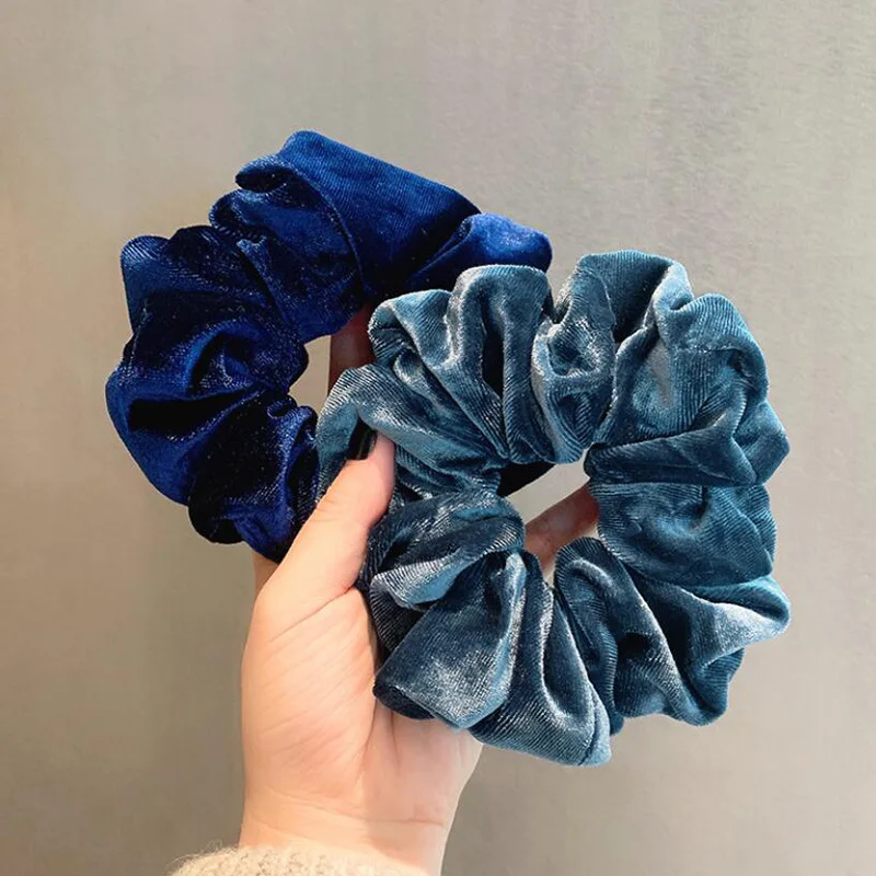 New Arrival Women's Winter Velvet Hair Scrunchies Hair Tie Hair Accessories Lady's Ponytail Holder Hair Rubber Bands Accessories