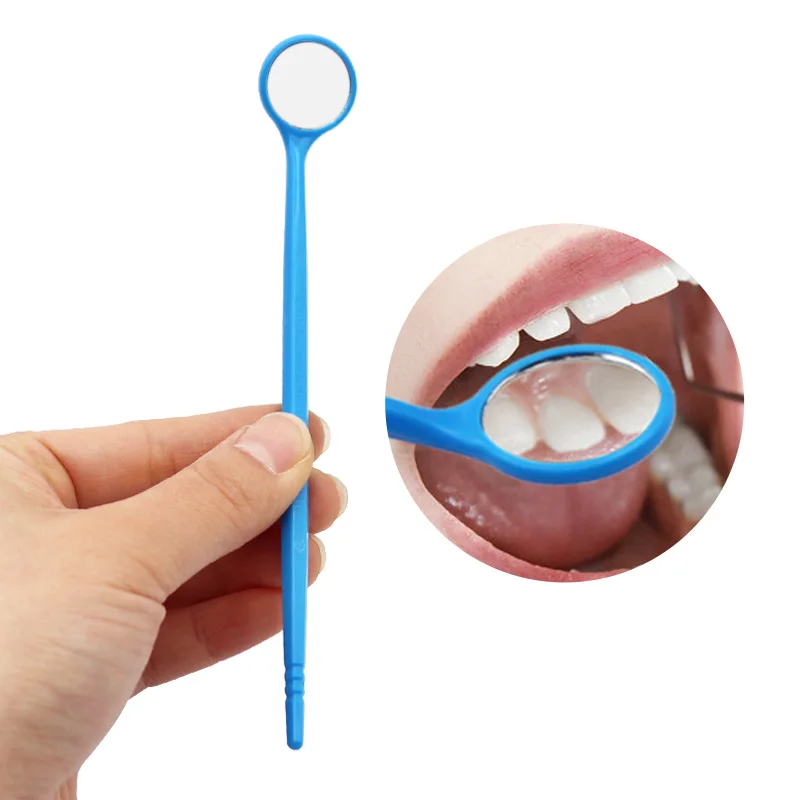 10pcs Dental Mouth Mirror Multifunction Checking Inside Oral Cavity Tool Teeth Whitening Clean Disposable Dentis Equipment