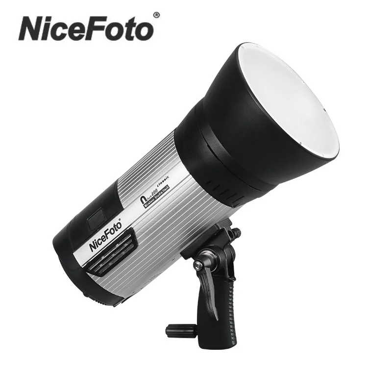 

NiceFoto nflash400 400WS GN77 Wireless Studio Flash Classic 400 LED Lamp for Outdoor Photography Built-in Wireless Hi-speed