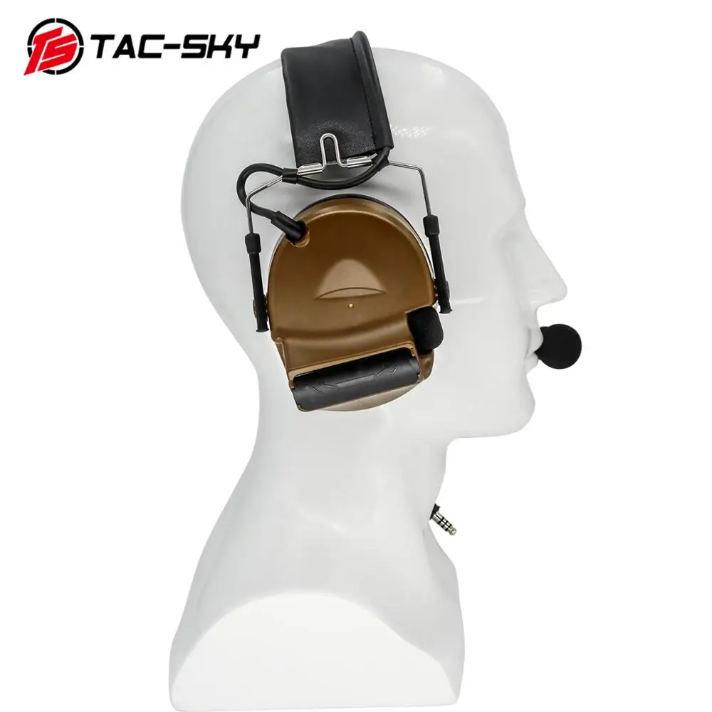 TAC-SKY COMTA II C2 Schießen Ohrenschützer Outdoor Sport Noise Reduction Pickups Militär Jagd Ohrenschützer Taktische Headset CB