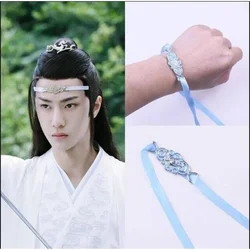 Chen Qingling Lan Wangji Founder of the Magic Road Cosplay Alloy Silk Satin Wipe the Forehead Wei Wuxian Gift Dao Maste