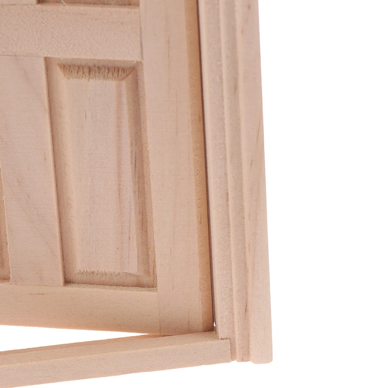 1:12 casa delle bambole fai da te porta della guglia in legno accessori per case delle bambole fai finta di giocare giocattolo per bambini casa porta mobili simulazione miniature