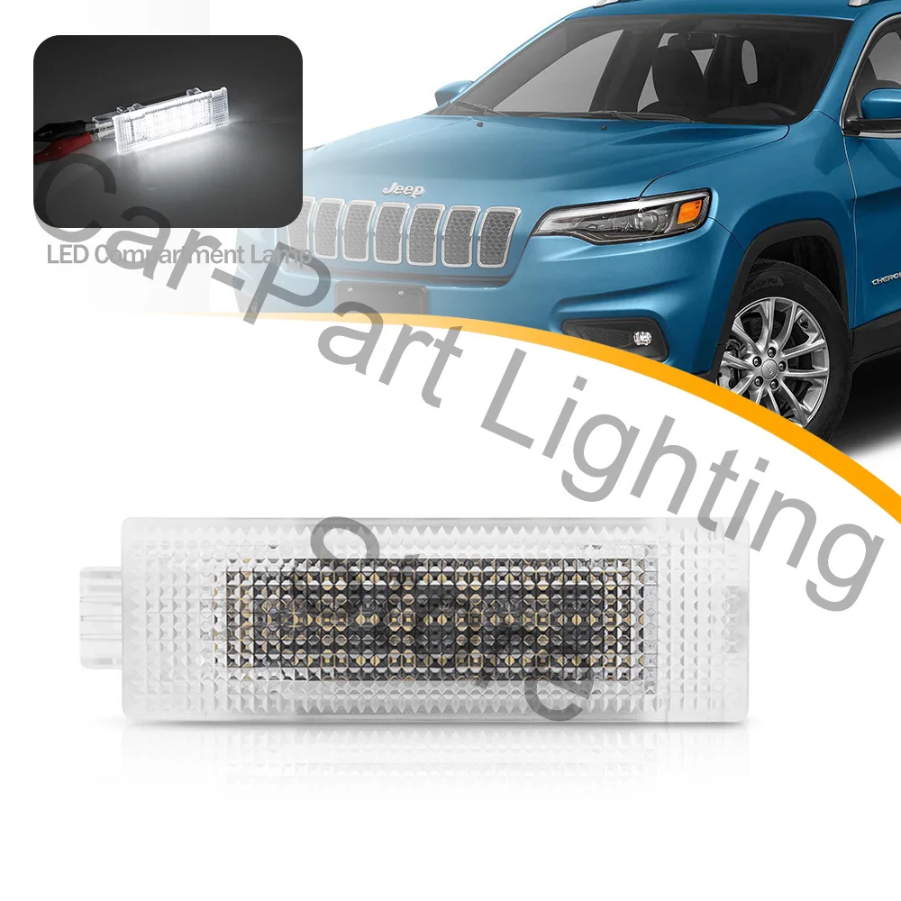 

1Pc For Jeep Cherokee KL 2014 2015 2016 2017-2021 LED Compartment Trunk Boot Lamps Glove Box Courtesy Light Luggage Ceiling Lamp