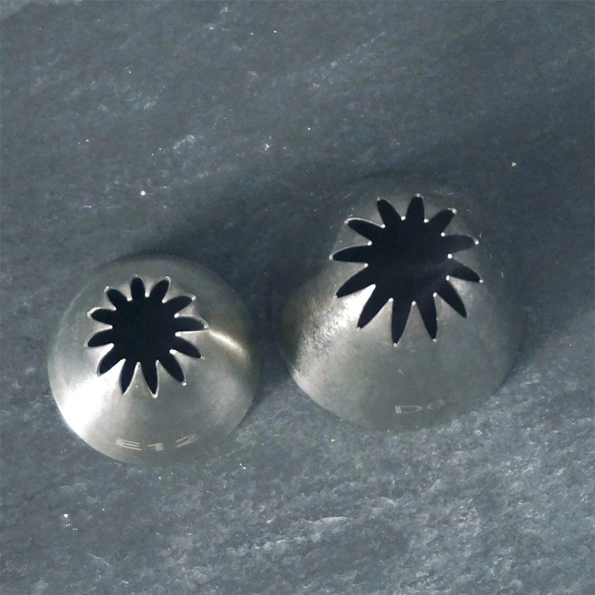 #E12 D63 Close Star Cake Decorating Pastry Piping Nozzle Icing Tips Bakeware Kitchen Cookies Tools Stainless Steel