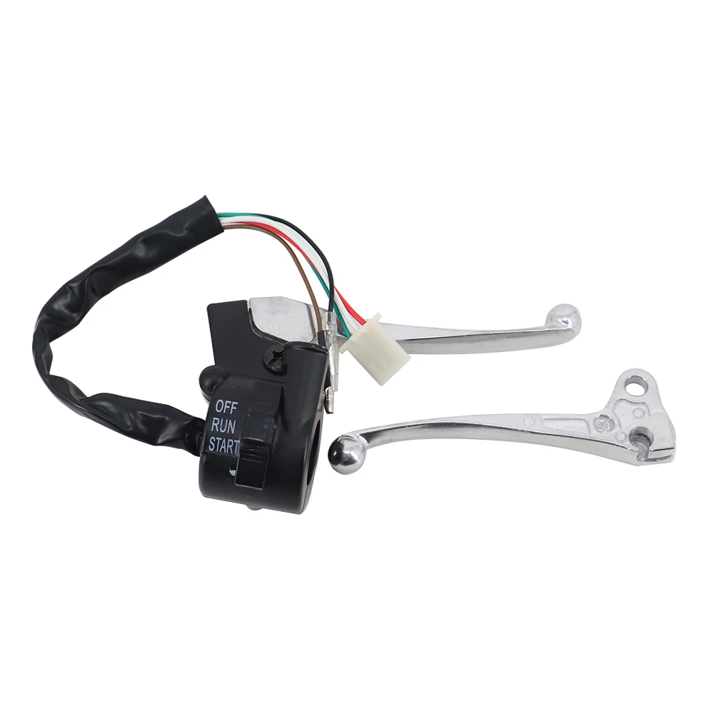 Throttle Housing Start Kill Switch Brake Lever for Yamaha PW50 PW80 PY50 PW PY 50 PeeWee50 G50T Dirt Bike