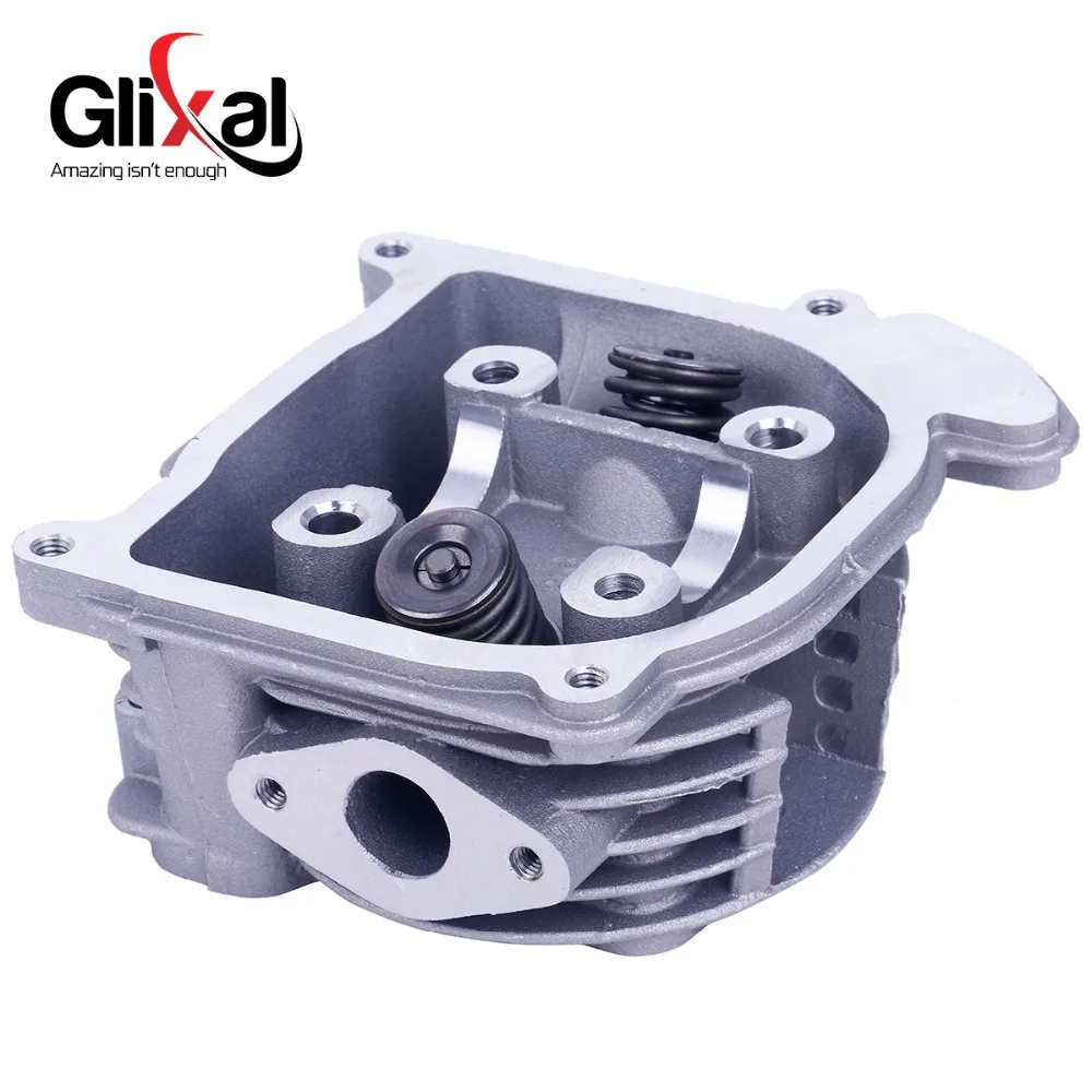 Glixal GY6 80cc 47mm Scooter Rebuild Kit Big Bore Cylinder Kit with Cylinder Head Assy 139QMB 1P39QMB Moped ATV Go-Kart UTV