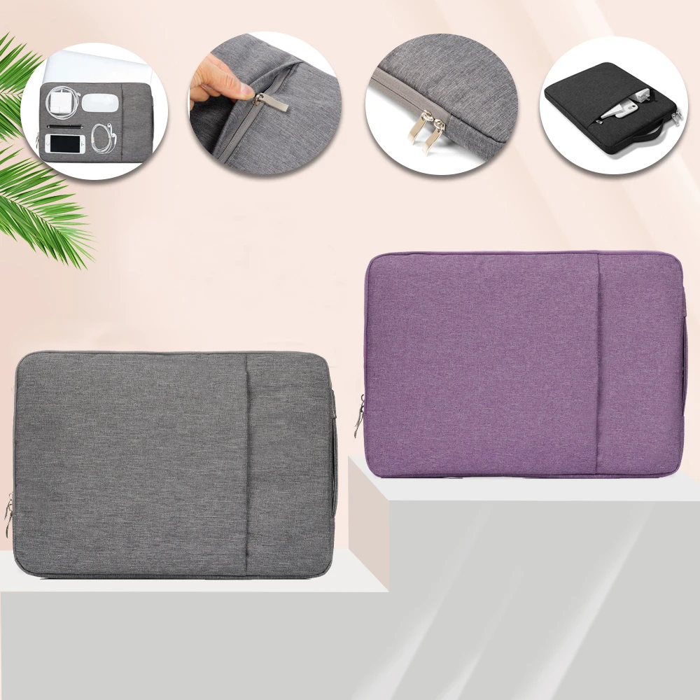 

Чехол для ноутбука с карманом для MacBook Air Pro Retina 11,6/13,3/15,6 дюймов 11/12/13/14/15 дюймов, чехол для ноутбука Dell HP