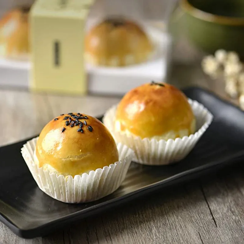 100pcs White Cupcake Liners No Smell Food Grade Grease-Proof Baking Cups Paper Baking Tool Cake oil paper holder