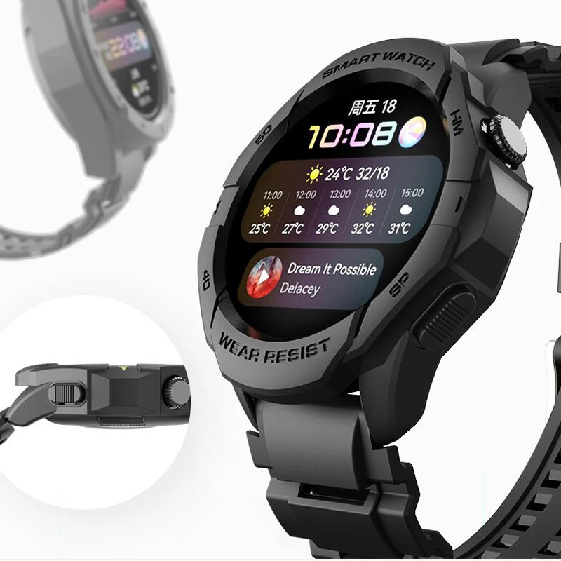 Funda protectora de borde completo para Huawei Watch 3/3 Pro, carcasa protectora de marco suave de TPU para reloj inteligente 3pro, correa de reloj deportivo, cubierta de parachoques