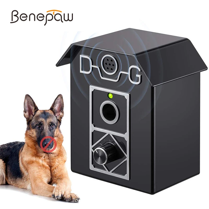 Benepaw Ultrasonic Anti Dog Barking Devices Control Effective Pet Bark Deterrent Stop Barking Indoor Outdoor Up To 15m Range