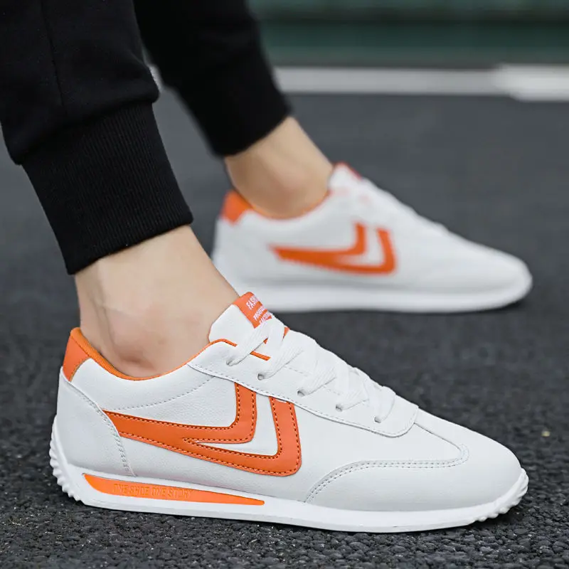 White Sneakers Boy Sport Shoes 2022 Runway Sneakers Men Casual Shoes Unisex Couple Sneakers Man Spring Shoes Skate Tennis