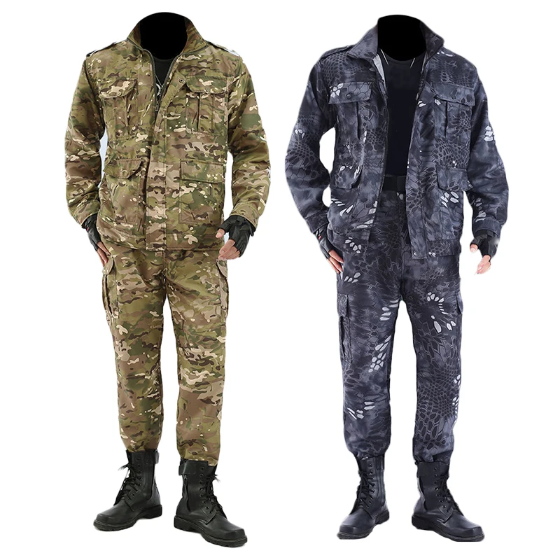 Nuovo prodotto ruches Camouflage tuta tuta maschile primavera e autunno resistente all\'usura resistente allo sporco resistente allo strappo cantiere