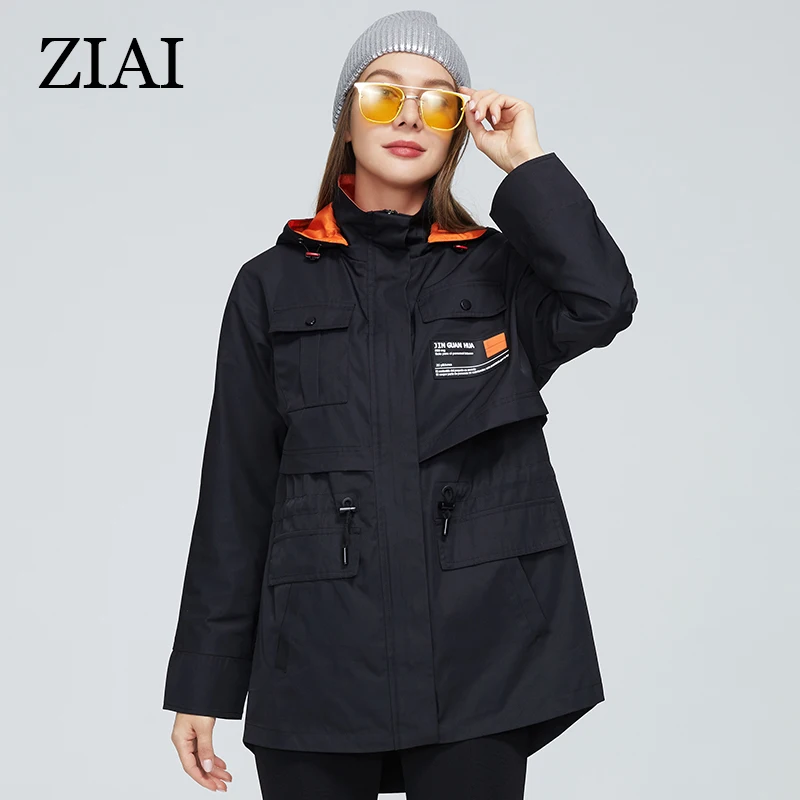 

ZIAI 2022 New Trench coats Short parka Women's spring jacket ins style Designer Collection high quality Thin Coat women ZS-T012