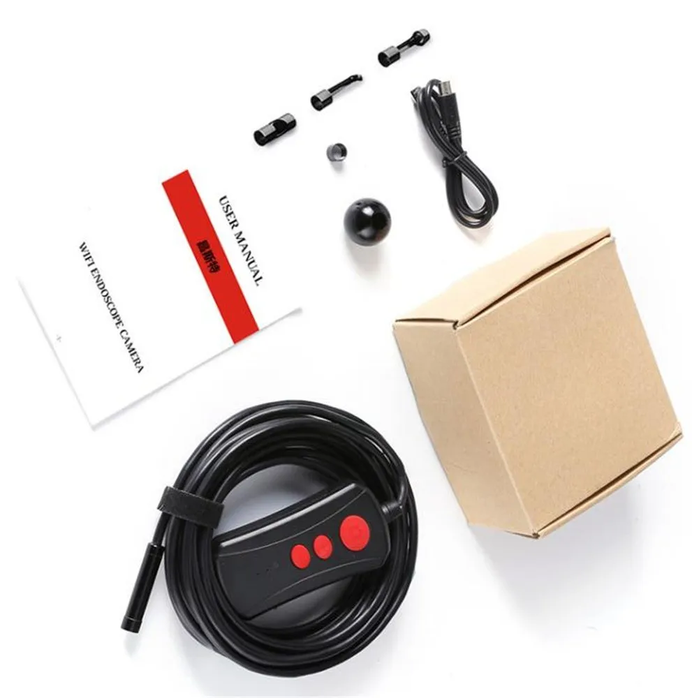 

5MP 1080p 140 Degree Wide Angle Wireless WIFI Endoscope Camera CMOS Borescope