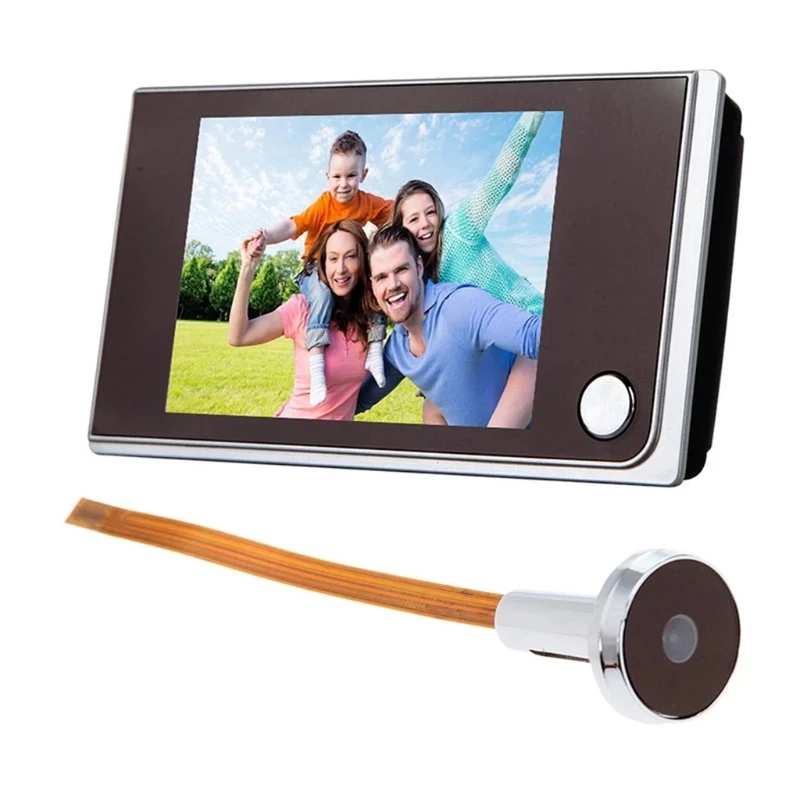 3.5 Inch Video Peephole Digitale Deur Camera Deurbel 120 Graden Hoek Peephole Viewer Video Eye Deur Deurbel Outdoor Deurbel