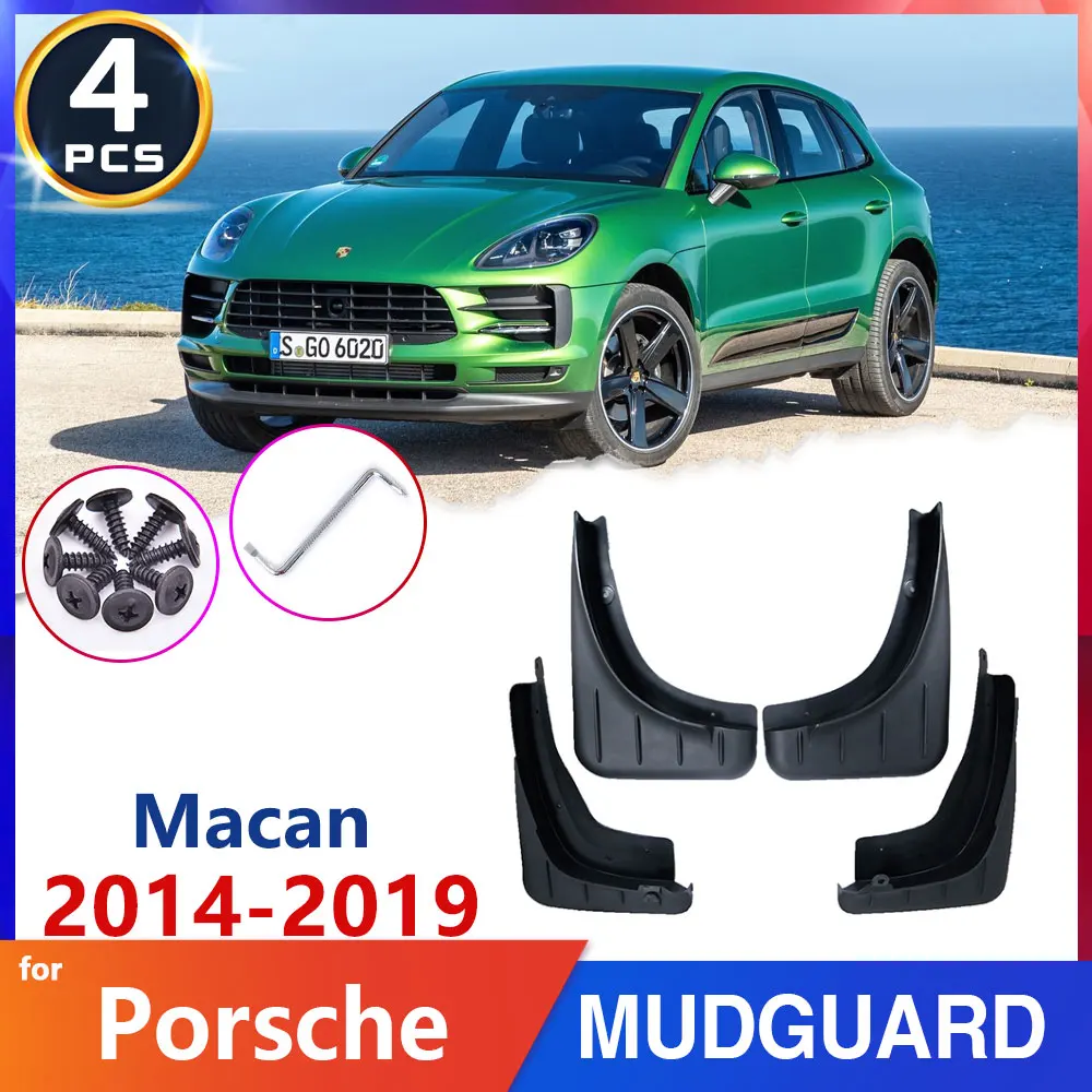 

Брызговики для автомобиля, для Porsche Macan 2014 ~ 2019, 2015, 2016, 2017