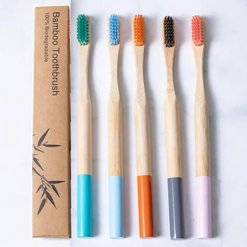แปรงสีฟันขนนุ่มด้ามยาวแปรงสีฟันถ่านไม้ไผ่เครื่องมือทำความสะอาดช่องปากที่เป็นมิตรกับสิ่งแวดล้อมแปรงสีฟันสำหรับผู้ใหญ่อุปกรณ์การเดินทาง