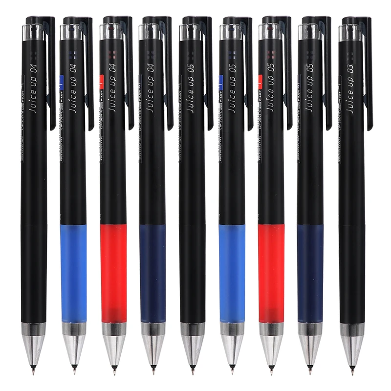 

PILOT LJP-20S4/S5 0.4mm written width Juice Up Gel Pen pens Gel-Ink for school Black Blue-Black Blue Red Ink LP3RF Refills